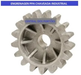 ENGRENAGEM PPA Z17 ALUMINIO INDUSTRIAL CHAVEADA - PPA COROA EXTERNA