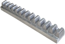 Barra Crenalheira Max Power a�o galvanizado com Gomos de Alum�nio