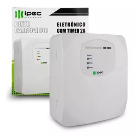 FONTE CARREGADOR ELETRNICO  COM TIMER 2A -IPEC