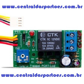 M�DULO TEMPORIZADOR PORT LUZ 4 VIAS COM CONECTOR - IPEC